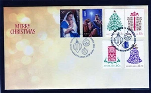 2013 Australia Christmas Issue Set Of 6 Standard Issue FDC, Mint Condition - Imagen 1 de 1