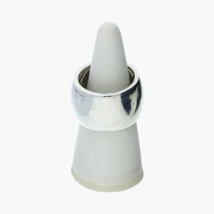 SILPADA R0891 Sterling Silber breites Band Manschette Zigarrenring Gr. 9 glänzend 925 massiv - Bild 1 von 12