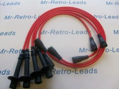 RED 8MM PERFORMANCE IGNITION LEADS FOR THE 356 / 912 QUALITY LEADS HAND BUILT - Image 1 of 3