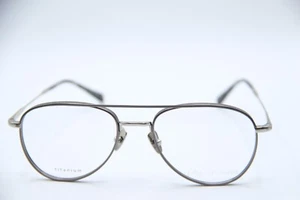 NEW JOHN VARVATOS V175 GUNMETAL SILVER GUNMET AUTHENTIC FRAMES EYEGLASSES 54-19 - Picture 1 of 4