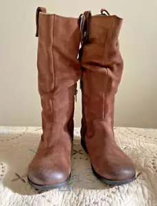Birkenstock Sarnia High Tall Suede Boots Espresso Brown 36 NWOB - Picture 1 of 12