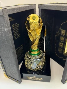 Fifa Official World Cup Qatar 2022 Trophy replica In Premium Box Limited edition - Picture 1 of 23