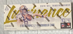 Panini Luminance Football 2019 caja de pasatiempos sellada de fábrica 3 autos 1 mem ¡último!! - Imagen 1 de 1
