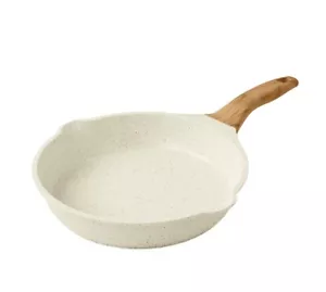 The Pioneer Woman Prairie Signature Cast Aluminum 10-Inch Fry Pan, Linen Speckle - Picture 1 of 5