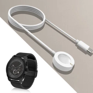 Smart Watch Charger Dock Magnetic PD Type-C for Fossil Gen 6/5/4 (White) - Zdjęcie 1 z 10