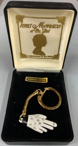 Michael Jackson Keychain Gloved Swarovski Crystal Hand in Box HMS Monaco Vintage - Picture 1 of 1