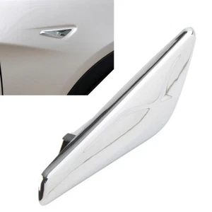 Right Chrome Front Side Fender Finisher 51117338569 For BMW X3 F25 2009-2017 mo - Picture 1 of 8