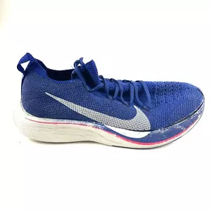 Nike VaporFly 4% Flyknit AJ3857-400 Men's 7 Running Shoes Navy Athletic Sneakers - Picture 1 of 20