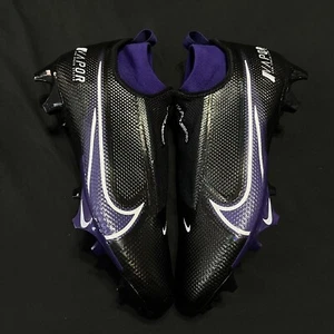 Nike Vapor Edge 360 Pro Football Cleats Black/Purple CV6345-001 Men's Size 13 - Picture 1 of 7