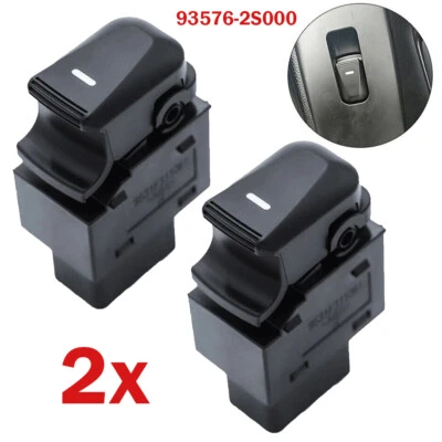 2PCS For 2010-2015 Hyundai Tucson 2011 2012 2013 2014 Passenger Window Switch - Image 1 of 4