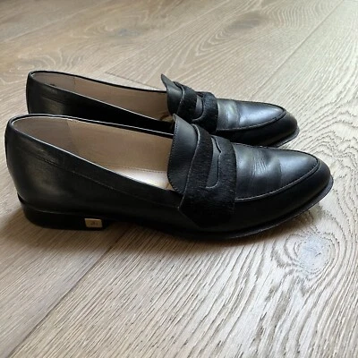 Sam Edelman Back Leather Pointed Toe Loafers Shoes Flats  7.5 8 41 — 第 1/4 张图片