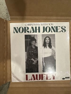 NORAH JONES  LAUFEY Christmas With You / Better Than Snow 7” Red Vinyl Blue Note - Image 1 of 2