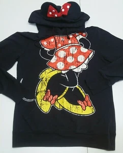 Disney Park Damen Hoodie Pullover Shirt Größe M Authentic Minnie Mous Ohren  - Bild 1 von 9
