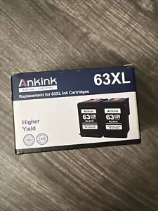 Ink Cartridge 63XL Black 2 Pack Open Box Not OEM - Picture 1 of 14