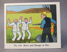 3rd series 1937 R41 DICK TRACY card #124 Walter H Johnson Caramels VERY hi grade