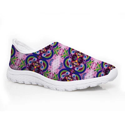 Damas Colorido Malla Zapatos para Correr Suave Transpirable Deportes Senderismo Zapatos Tenis Foto 1 de 4