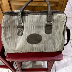 Vtg. Heartland USA Traveler Carry On Luggage Duffle Bag NWOT Faux Leather - Picture 1 of 10