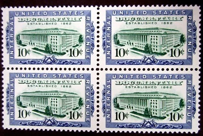 US Scott RT34 10c Documentary Internal Revenue Stamp MNH Block of 4 Stamps P156 - Image 1 of 4