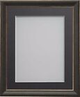 Black Wooden Picture Frame Darcy Range Traditional Photo Frames with Mount UK