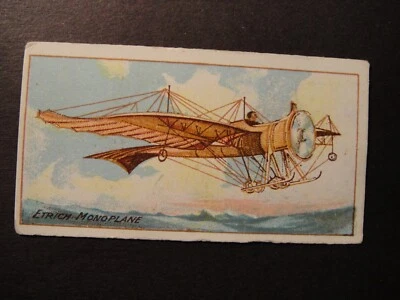 WILLS CIGARETTES  AUSTRALIA AVIATION GREEN CAPSTAN SERIES #63 PLANES BALLOONS - Image 1 of 2