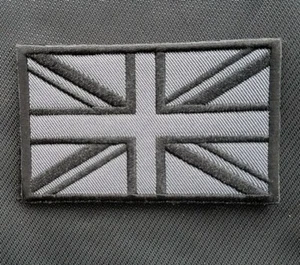 PARCHE DE BUCLE DE GANCHO BORDADO BRITÁNICO BANDERA DE UNION JACK GB GRAN BRITÁNICA INSIGNIA REINO UNIDO*K - Imagen 1 de 3