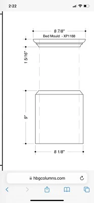 Hampton 6 英寸立柱装饰套件。 TK6HAM — 第 1/4 张图片