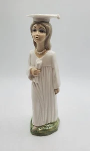Tengra Made In Spain Valencia Porcelain Girl in Gown Graduate Figurine - Picture 1 of 14