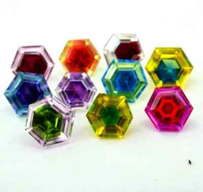 Natural Bi-Color Pitambari Sapphire 80 Ct Hexagon Cut Certified Loose Gemstone - Image 1 of 4