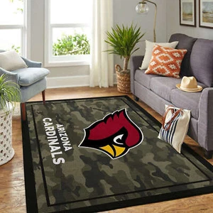 Felpudo de los Arizona Cardinals camuflaje militar decoración del hogar alfombra antideslizante felpudo - Imagen 1 de 4