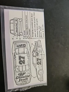 JNJ Hobbies Stock Car Decals Miller Genuine Draft Pontiac #27 Model Kit 1:24 - Picture 1 of 2