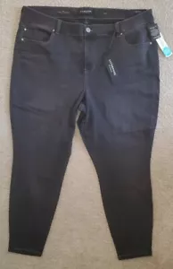 Liverpool Stitch Fix Kaylee dünne dunkelgraue Damenjeans knöchelig Übergröße 24x27 - Bild 1 von 12