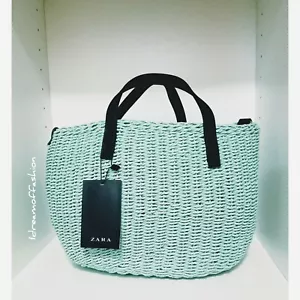 Zara Braided Tote Bag - Picture 1 of 11