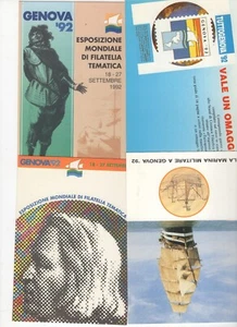 CR0492 - Cartoline commemorative Genova 92 - Picture 1 of 1