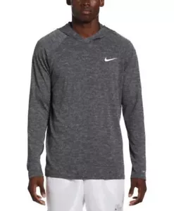 Nike Schwimmen Herren Heidekraut Langarm Kapuze Hydroguard schwarz - Bild 1 von 4