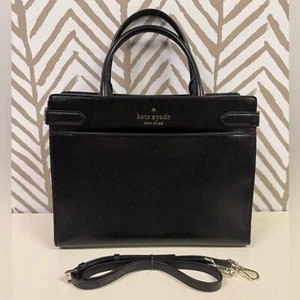 Kate Spade Staci große Umhängetasche schwarz mit Umhängegurt - Bild 1 von 13