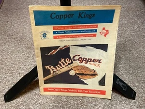 1988 Butte Copper Kings Souvenir Program and Media Guide! Rare! - Picture 1 of 11
