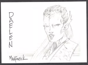 WOMEN OF STAR TREK VOYAGER 2001 SKIZZENFEX Skizzenkarte WARREN MARTINECK Rewards4 - Bild 1 von 3