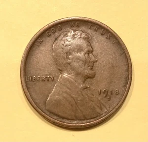 1918-Er Lincoln Cent Sehr guter Zustand - Bild 1 von 4
