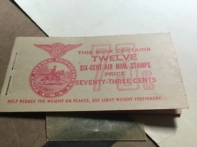 C39a  6-cent Airmail Complete Booklet - Image 1 of 3