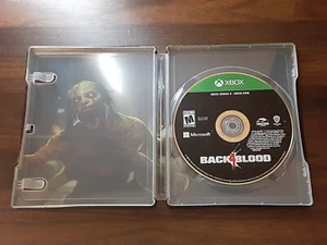 XBOX One & XBOX Series X BACK 4 BLOOD Game Disc + Steelbook Case - Picture 1 of 3