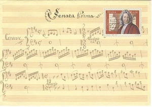 ITALIA 2013 FUSIGNANO 300° ARCANGELO CORELLI COMPOSITORE BUSTA POSTALE NUOVA - Foto 1 di 2