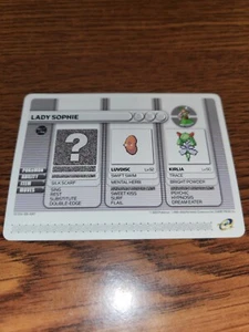 Pokemon Battle Card E Reader Ruby Gameboy Advance 2003 Lady Sophie Ruby - Picture 1 of 1