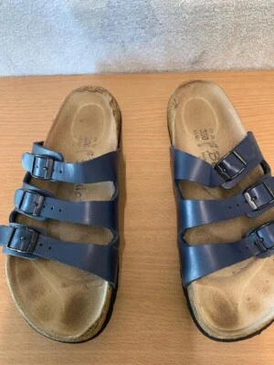 Betula By Birkenstock Florida Triple Strap Slip On Sandals Size UK 7 (40) 26 CM - Image 1 of 4