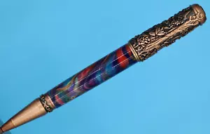 Bolígrafo botánico regalos para mamá en cobre antiguo y colores frescos - Imagen 1 de 10