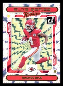 Rashee Rice Elite Series Rookies RC 2023 Donruss Football #17 Kansas City Chiefs - Foto 1 di 2