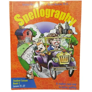 Spellography Spelling Lesson Workbook Lessons 21-27 Elementary Homeschool - Foto 1 di 3