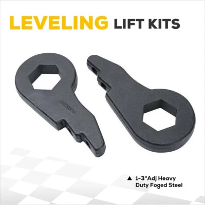 1-3" Front Leveling Lift Kit Torsion Key for 99-06 Chevy Silverado GMC Sierra - Image 1 of 4