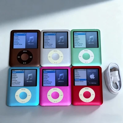 Apple iPod Nano 3rd Generation 4GB 8GB-All Colors-MP3 Players 100% Testing Work - Image 1 of 4