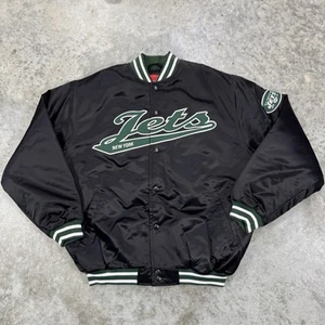 Reebok New York Jets jacket mens Medium Satin bomber Vintage Deadstock NWT NFL - Picture 1 of 8