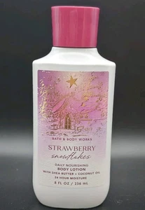 Bath & Body Works Strawberry Snowflakes Body Lotion - Picture 1 of 2